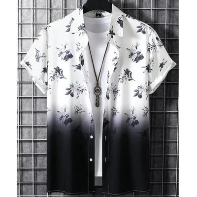 Floral 3d Print Hawaiian Shirt Men Women Fashion Turn Down Hawaii Beach Shirts Male Blouse Men's Vocation Flower Camisas Summer