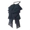 Detachable Layered Lace False Collar Adjustable Elegant Decorative Lace Neckline Classic Exquisite Fake Lace Collar Women