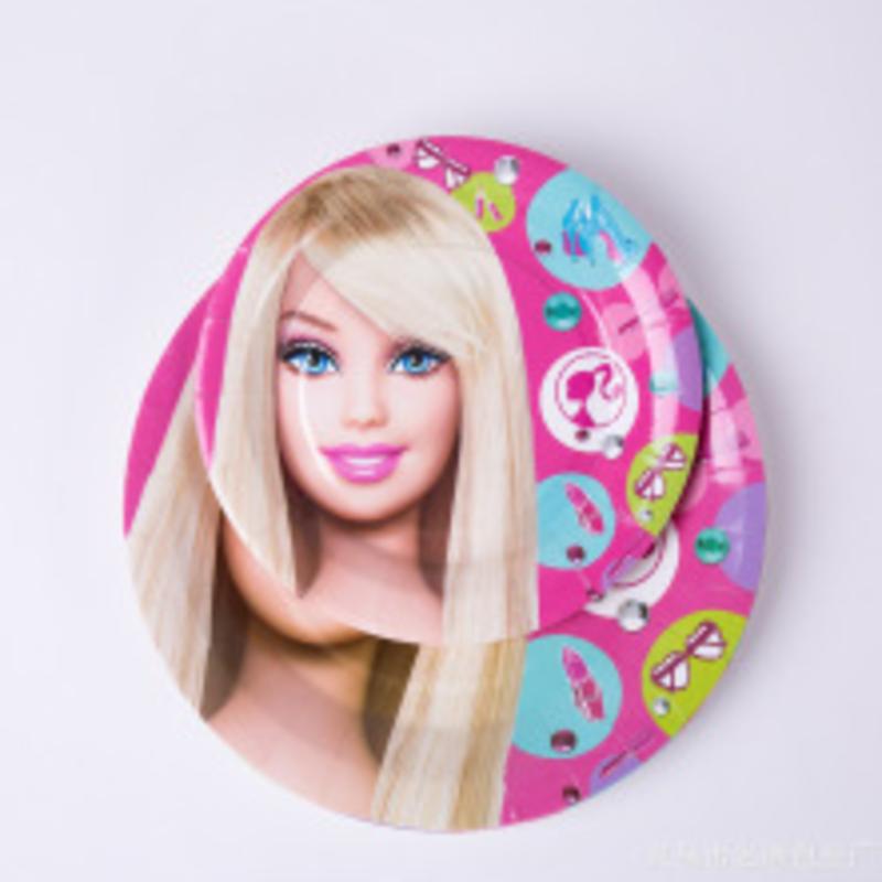 Girl Doll Barbie Pink Birthday Party Supplies Tableware Cups Decorations Plates
