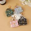 Stylish Mini Bag Keychain With Fabric Material For Fashionable Commuters