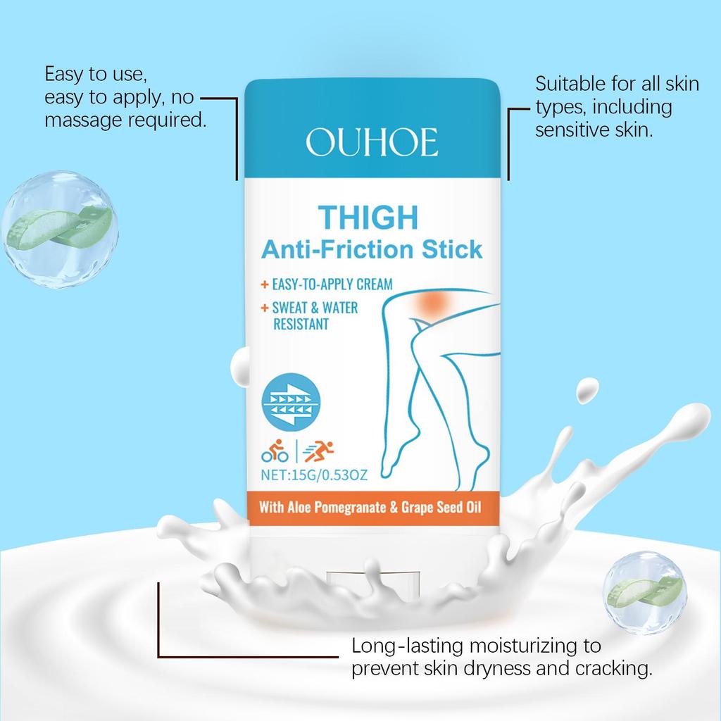OUHOE Oberschenkel Anti-Scheuer-Stick Outdoor-Sport Haut Bein Feuchtigkeitspflege Schützende Fußcreme