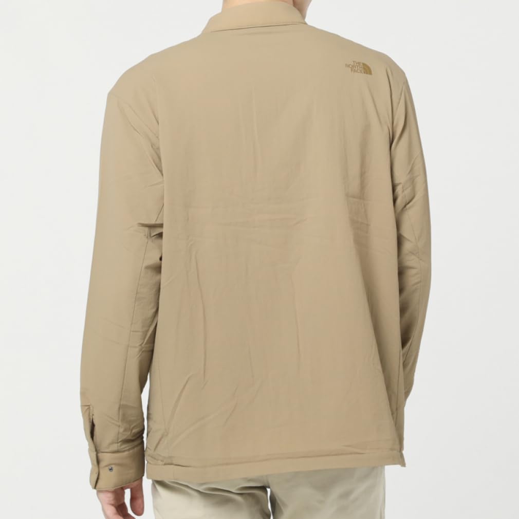 The North Face October Mid Warm and Kelp Size M Men's Shirt, Anti-Static, Tan,