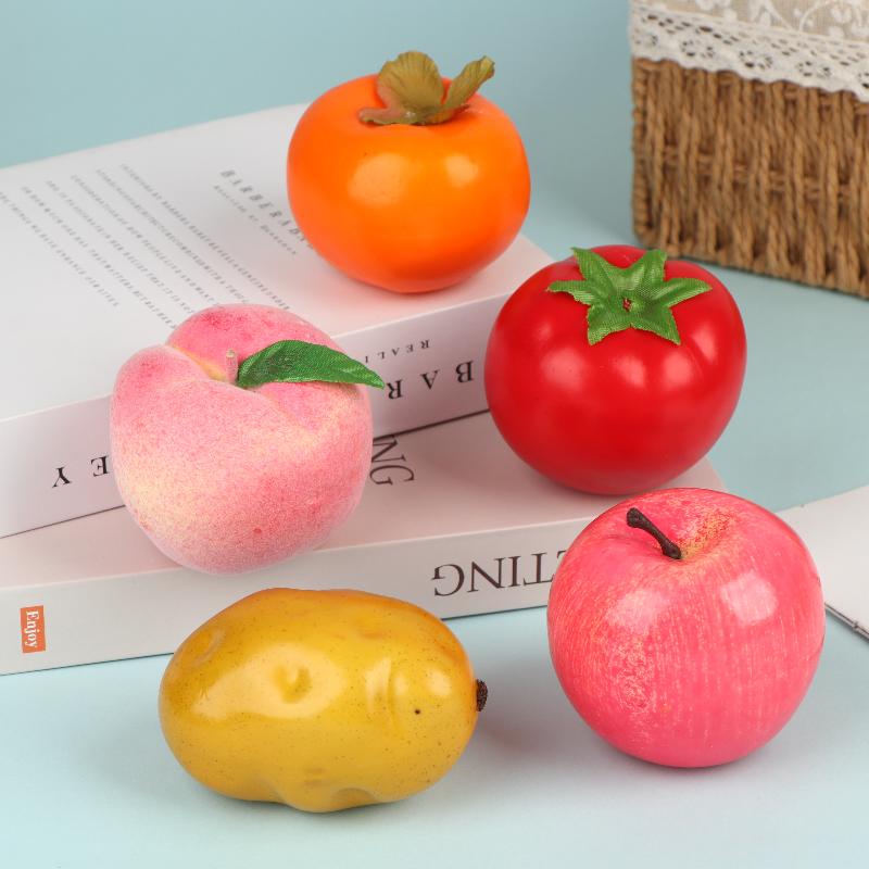 3D Bionic Food Refrigerator Paste Fruit Model Magnets Home Decoration Whiteboard Cartoon Magnetic Stickers Kitchen Decoration