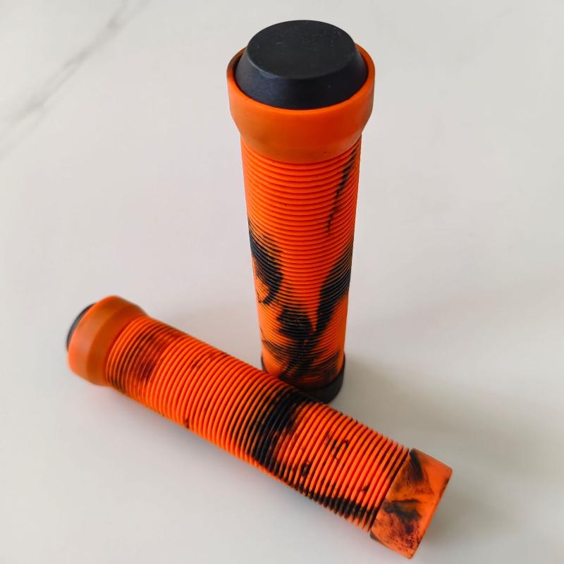 New 1Pair TPR Rubber Ergonomic Comfortable Mountain Bike Handlebar Grips Anti-Skid Shock-Absorbing Bicycle Handlebar Cover