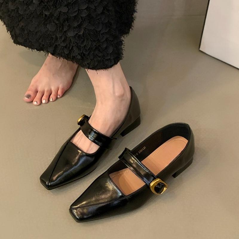 Retro Woman Shoes Female Footwear  New Dress 2025 Summer Leather Rubber Rome Fashion Floral Hoof Heels