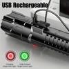 Powerful LED Flashlight Rechargeable USB 18650 Waterproof Zoom Fishing Hunting Flashlight Emergency Flashlight