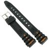 TIMEX 15MM Womens Black Rubber Ironman Triathlon Sport Watch Band Strap