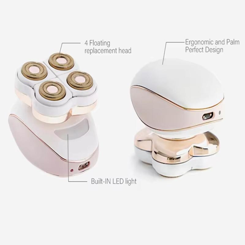 Stainless Steel Blade Five Blade Portable USB Charging Bikini Household RV Hotel Use Lady Shaver Body Hair Trimmer