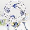 In-Stock Blue & White Chinese Porcelain-Style Disposable Paper Plates for Retro Party or Wedding