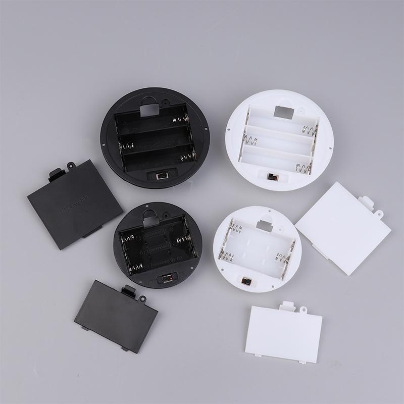 1/3Pcs 3 AAA/AA 4.5V Battery Case With Switch Cover Embedded Battery Holder Battery Storage Boxes Switch Socket Container
