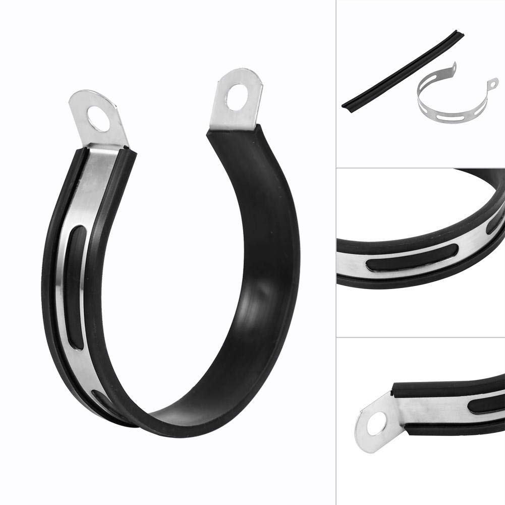 Silencer Band, Stainless Steel, Puncher Type, Heat-resistant Rubber Included, Scarf Band