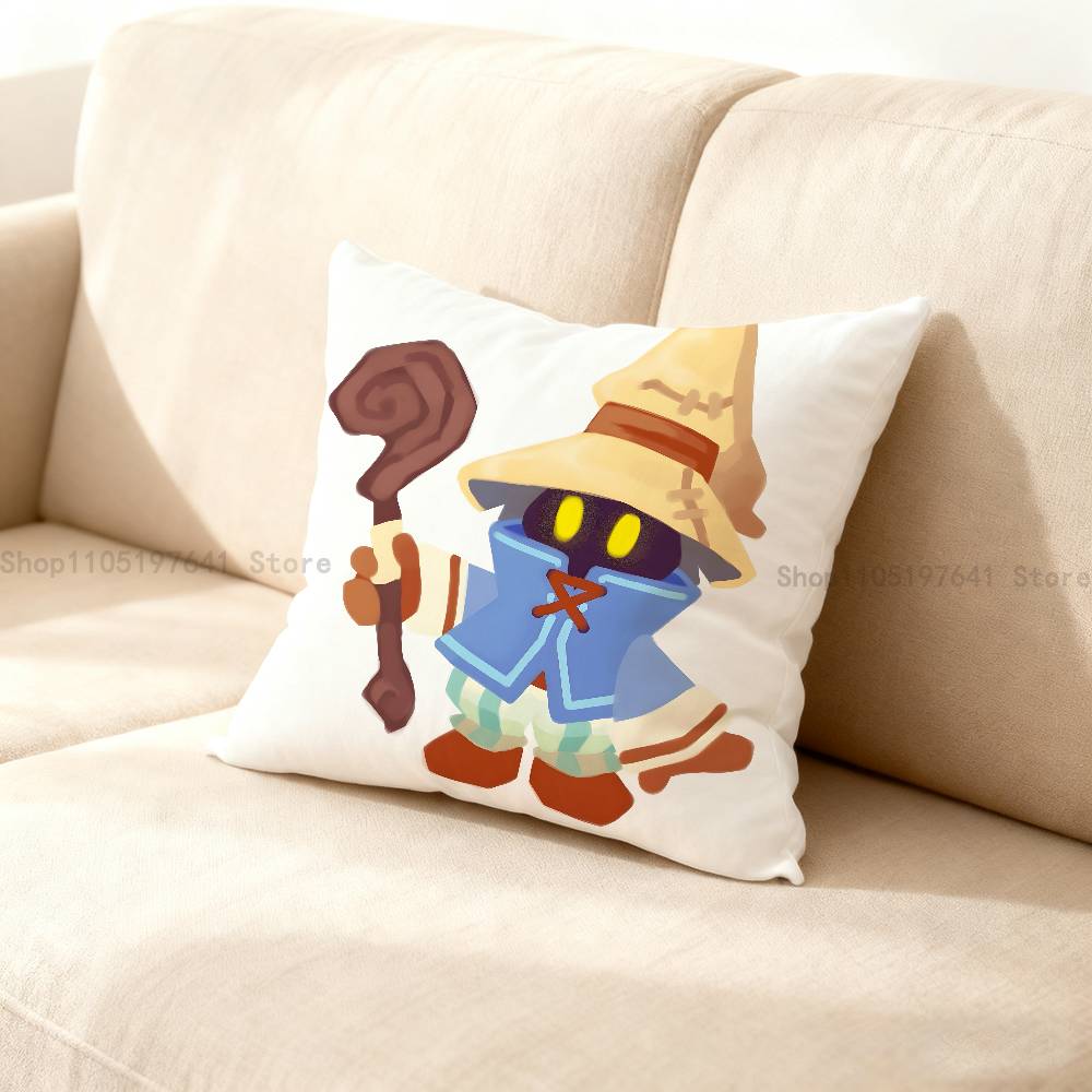 Moogles F-Final Fantasy Vivis Kissenbezug Für Sofa Dekor Auto Büro Raum Druck Kissenbezug Dekorationen und Schutz