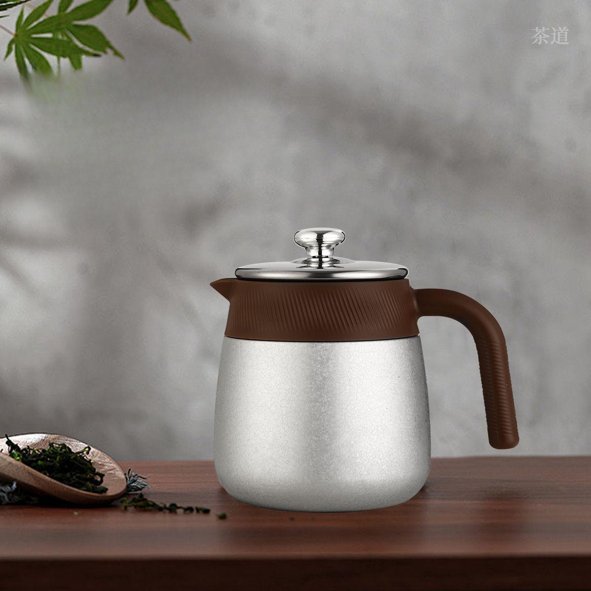 

BEPAN Stainless steel large capacity Chinese tea, high-grade tea separation old white tea stewed pot universal gifts