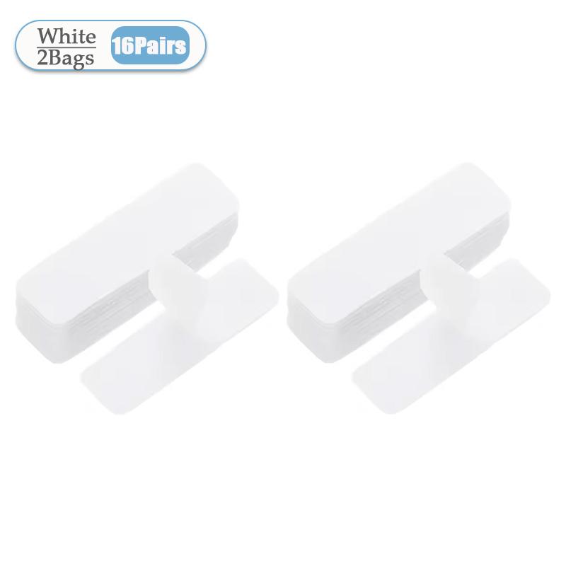1-40Bags Velcro Double-Sided Self-Adhesive Fastening Tape Nylon Sticker Hook Loop Fastener Tape for Home Carpet Anti Slip Mat