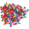 300Pcs Wooden Letters Craft Colorful HandMade Craft Children Education Supplies