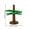 1Pcs Coconut Tree Coaster Creative Design Fun Desktop Decor Small Cup Plastic Safety Material Summer Cute Home