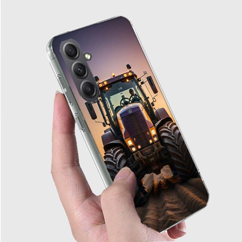 Farm Machinery Harvesters Phone Case for Samsung A16 A26 A36 A56 A17 A37 A57 A07 A06 A02S A03 A04S A05S Galaxy Note 20 10 A50S A