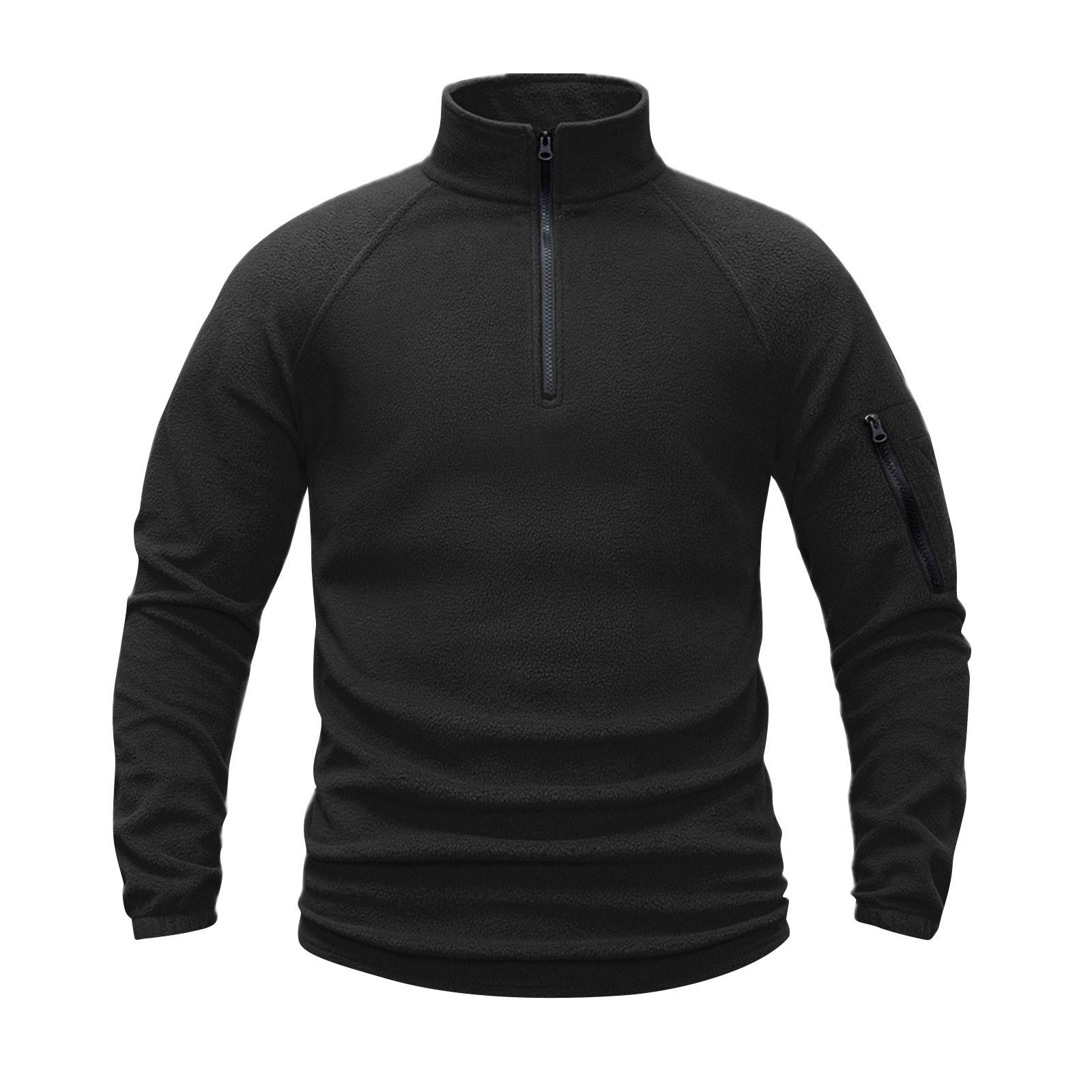 

Мужская толстовка, свободная однотонная уличная теплая дышащая футболка, топ M чёрный