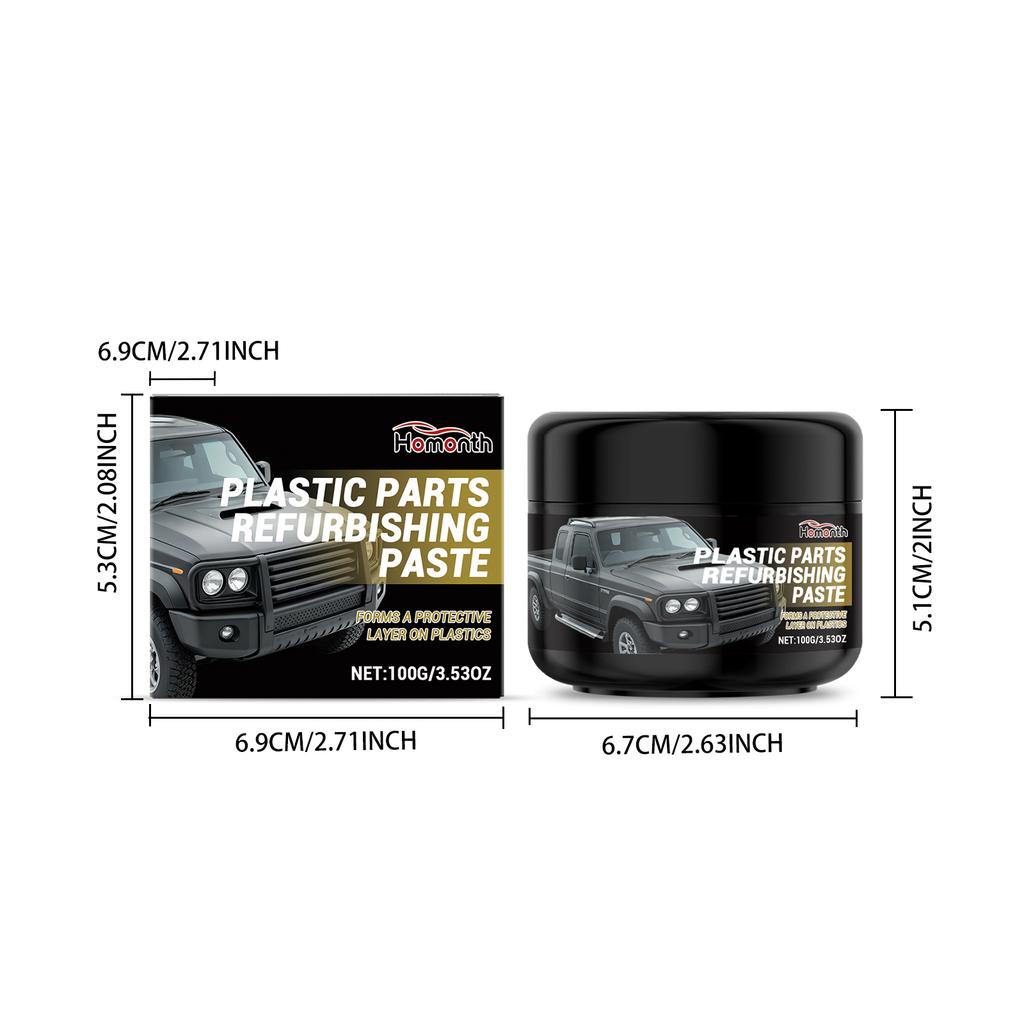 Car Plastic Restorer Back To Black Gloss Leather Panel Repair Car Interior Cleaning Product Car Interior Polishing Coating Agent