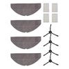 Side Brushes and Filters Replacement Pack for Tapo RV30 RV20 Max Plus Models
