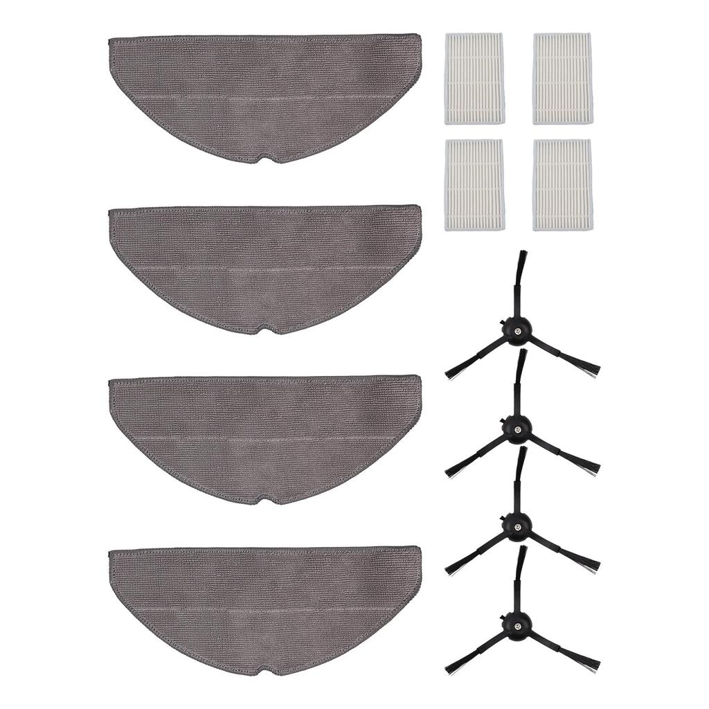 Side Brushes and Filters Replacement Pack for Tapo RV30 RV20 Max Plus Models