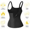 Taillentrainer Weste Schlankheitskorsett zur Gewichtsreduktion Body Shaper Saunaanzug Kompressionsshirt Bauchweggürtel Tops Shapewear 1 Stück
