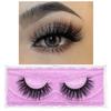 FOXESJI 3D Mink False Eyelashes Fluffy High Volume Eye Lashes Natural Wispy Full Strip Mink Eyelash Extension Bulk Lash Makeup