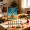 Sea Glass Christmas Tree Countdown Ornament 2026 Advent Calendar 2D Acrylic Set 24 Day Box with Hanging String Holiday Decor Festive Gift