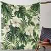 1 Stück Vintage Tropischer Blumendruck Überwurfdecke – Weiches, Gemütliches Flanell für Sofa, Bett, Auto, Büro, Camping & Reisen – Ganzjahres