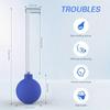 Silikon-Gesichts-Cupping-Saugballon Lymphdrainage Effektives Glasröhrchen für tägliches Gesichtslifting Hautpflege