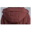 Thickened Cotton Padded Winter Jacket for Middle-Aged Women, Long Down Coat for Extra Warmth