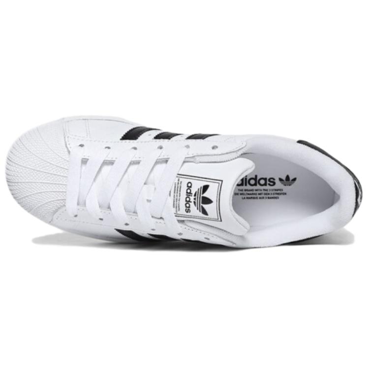 adidas Originals Superstar II JH9976 GS Unisex White Black Classic Shell Toe Sneakers