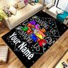 Among Us Custom Name Carpet Rug for Living Room Bedroom Home Sofa Decoration,Kids Play Non-slip Floor Mat