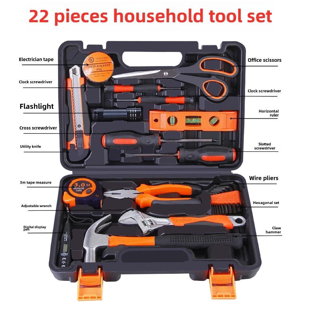 Hardware Tool Set Household Manual Woodworking Toolbox Power Tool Gift Repair Combination Set