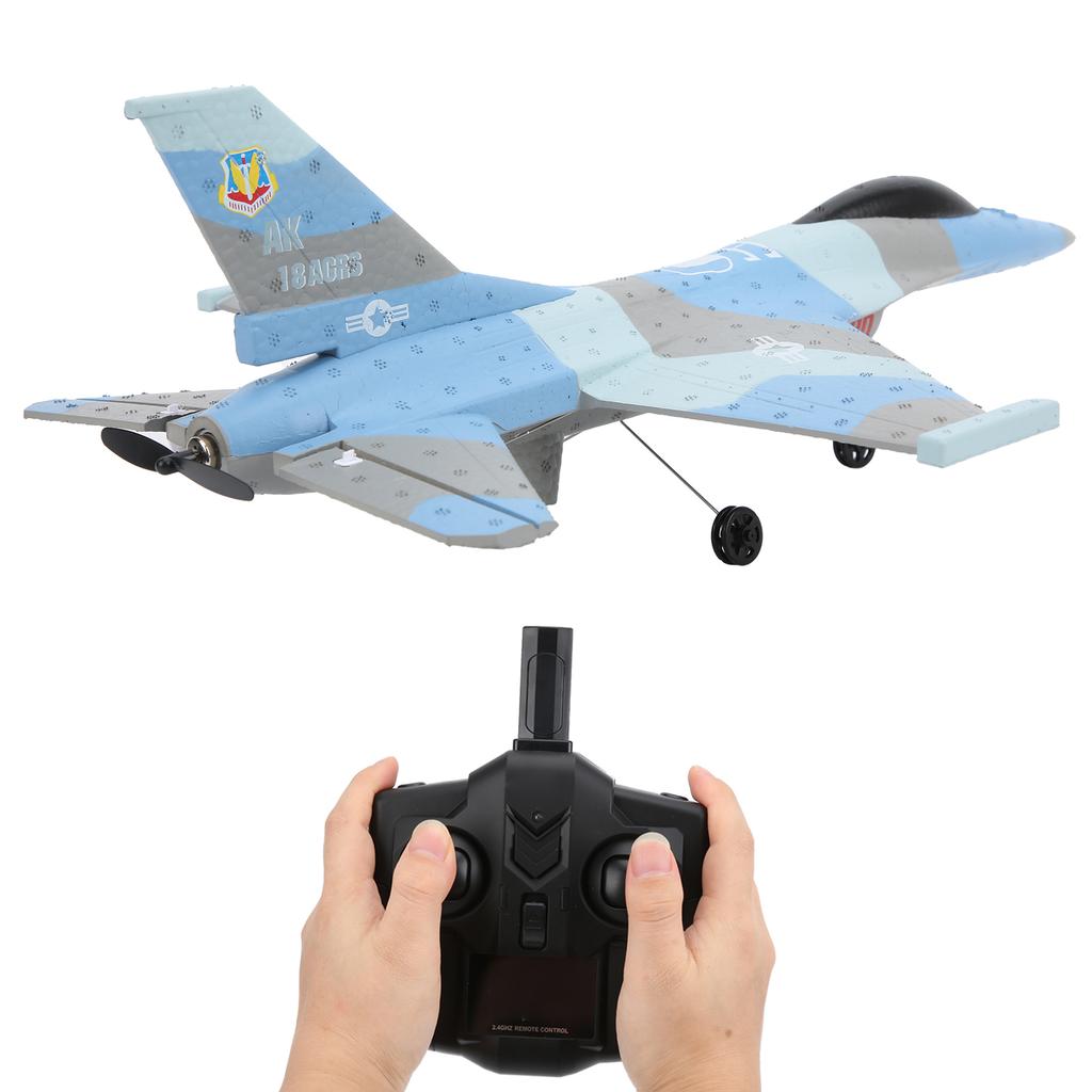 EPP F16 3 Channel Fixed?Wing Rechargable Lightweight Remote Control Glider Airplane Model