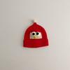 Autumn and winter children's hats, girls' pullovers, knitted hats, colored wool hats, boys' and babies' warm ear hats, tide