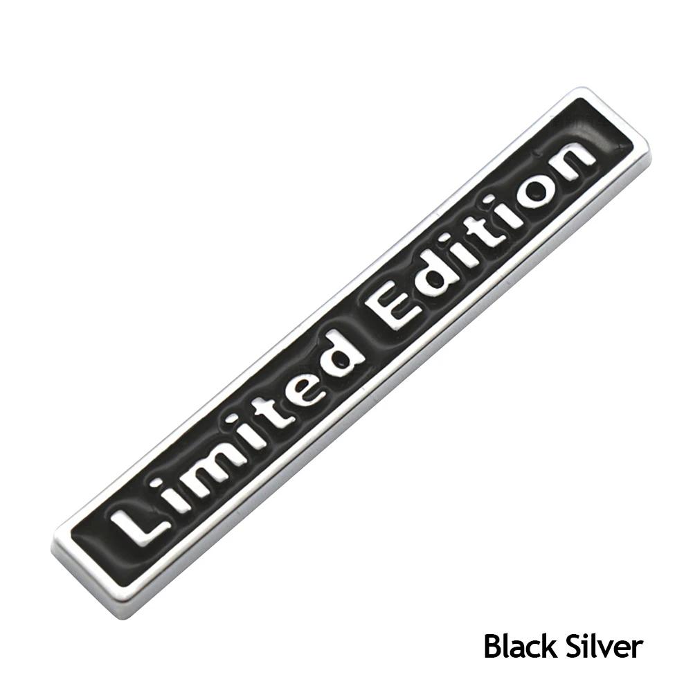 

3D Metal Limited Edition Logo Car Side Fender Rear Trunk Emblem Badge Sticker Decals Car Decoration Accessories Exterior чёрный