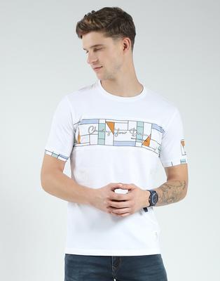 Men's Regular Fit Printed Half Sleeve T-Shirt