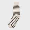 Tolle gestreifte Socken (Elfenbein)