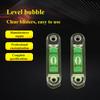 2 Stück Horizontale Präzisions-Wasserwaage Messen Hohe Präzision Grün Runde Libelle Mini Quadratisches Messset