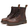 High-top locomotive boots women's classic retro short boots men's and women's leather boots round head trend