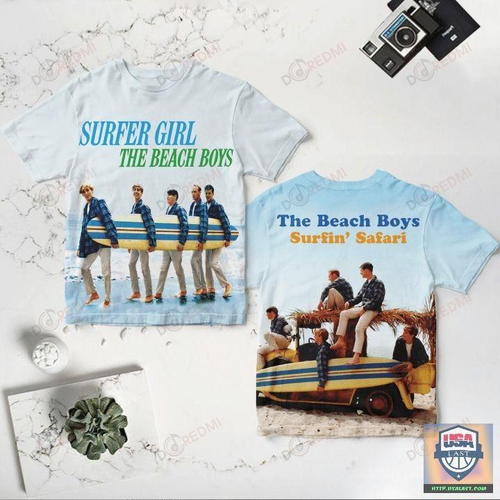 The Beach Boys Band Surfin' Safari Album 3D T-Shirt Alle Größen S bis 5XL 2F1734