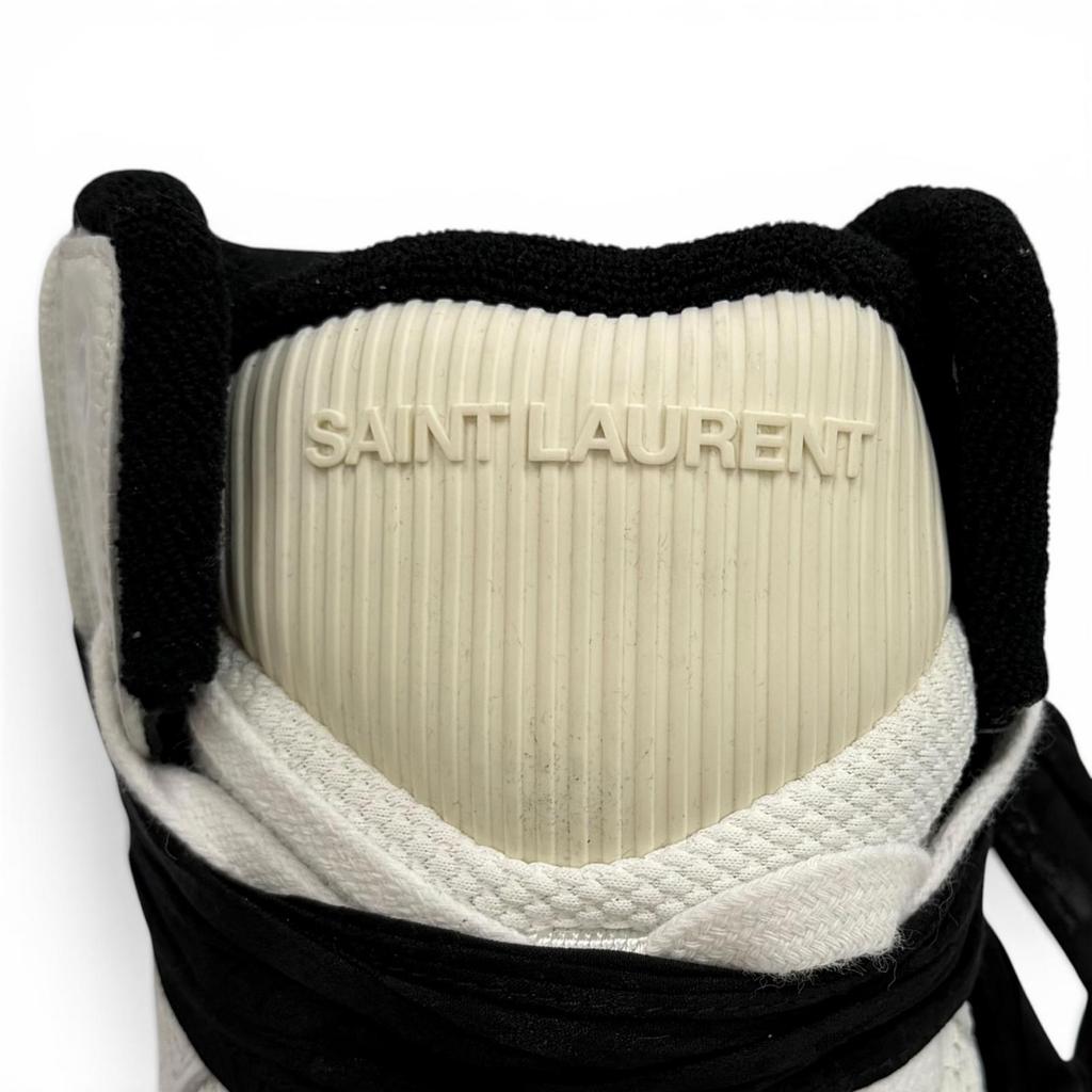 Pristine SAINT LAURENT High cut sneakers white leather Women 36 692317 Used