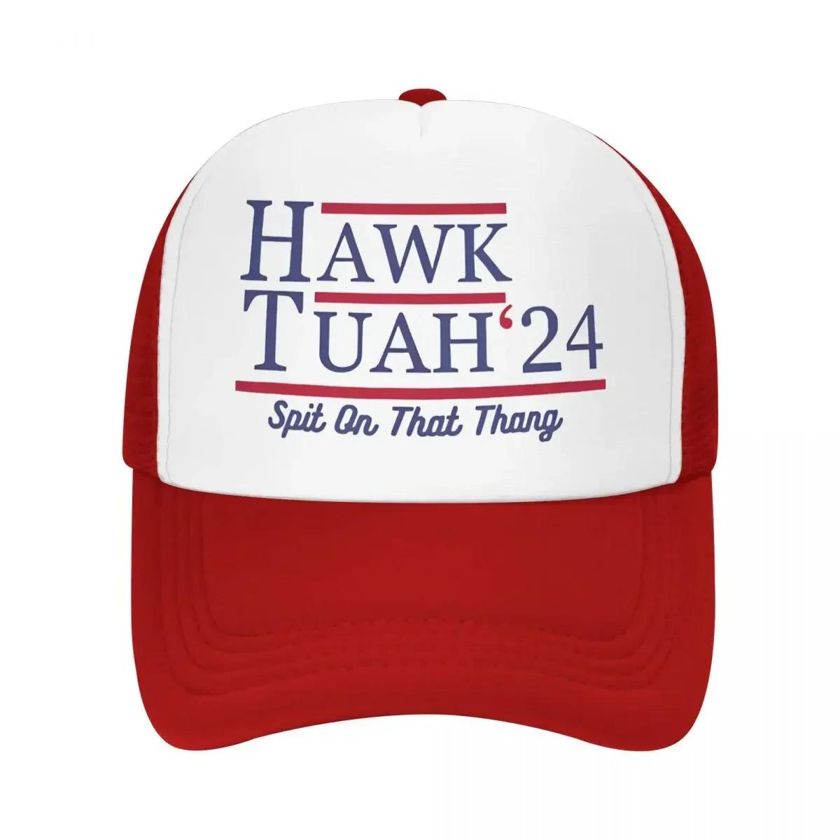 

Hawk Tuah Spit On That Thang Trucker Cap Adult Outdoor Funny Hat Sun Hat Racing Cap Breathable Mesh Baseball Cap Summer One Size