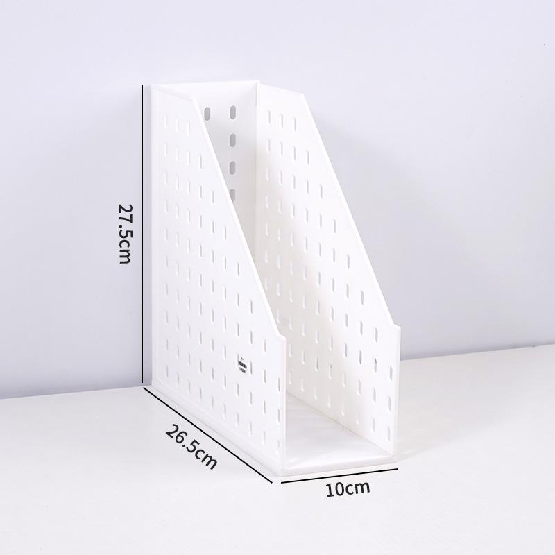 File Storage Box Vertical File Rack Book Storage Rack File Frame Desktop Information Rack File Rack