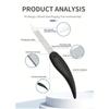 1PC Little Fish Folding Nail File Double Sided Nail Polishing &Trimming File Frosted Plastic Nail Buffer Portable Nail Care Tool