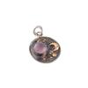 Purple Cat's Eye Gemstone 925 Sterling Silver Jewelry Handcrafted Pendant 1.30" PP-33-44