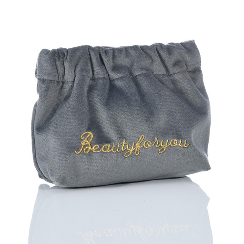 

Органайзер для хранения гигиенических прокладок, чехол для помады, косметичка, бархатная мини-сумка для помады, косметичка серый