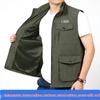 Men's Multi-Pocket Outdoor Fishing and Sports Work Vest, Team Uniform, Plus Size