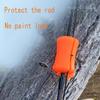Bola Porta-Vara de Pesca Portátil, Bola de Borracha Macia para Vara de Pesca, Clipes de Fixação para Vara de Pesca, Suprimentos de Pesca